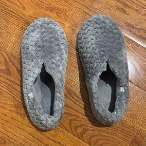Gray slippers